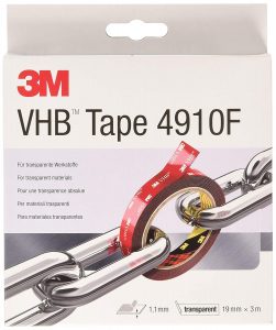 3M™ VHB™ Tape 4910F, Clear, 19 mm x 3 m, 1.0 mm