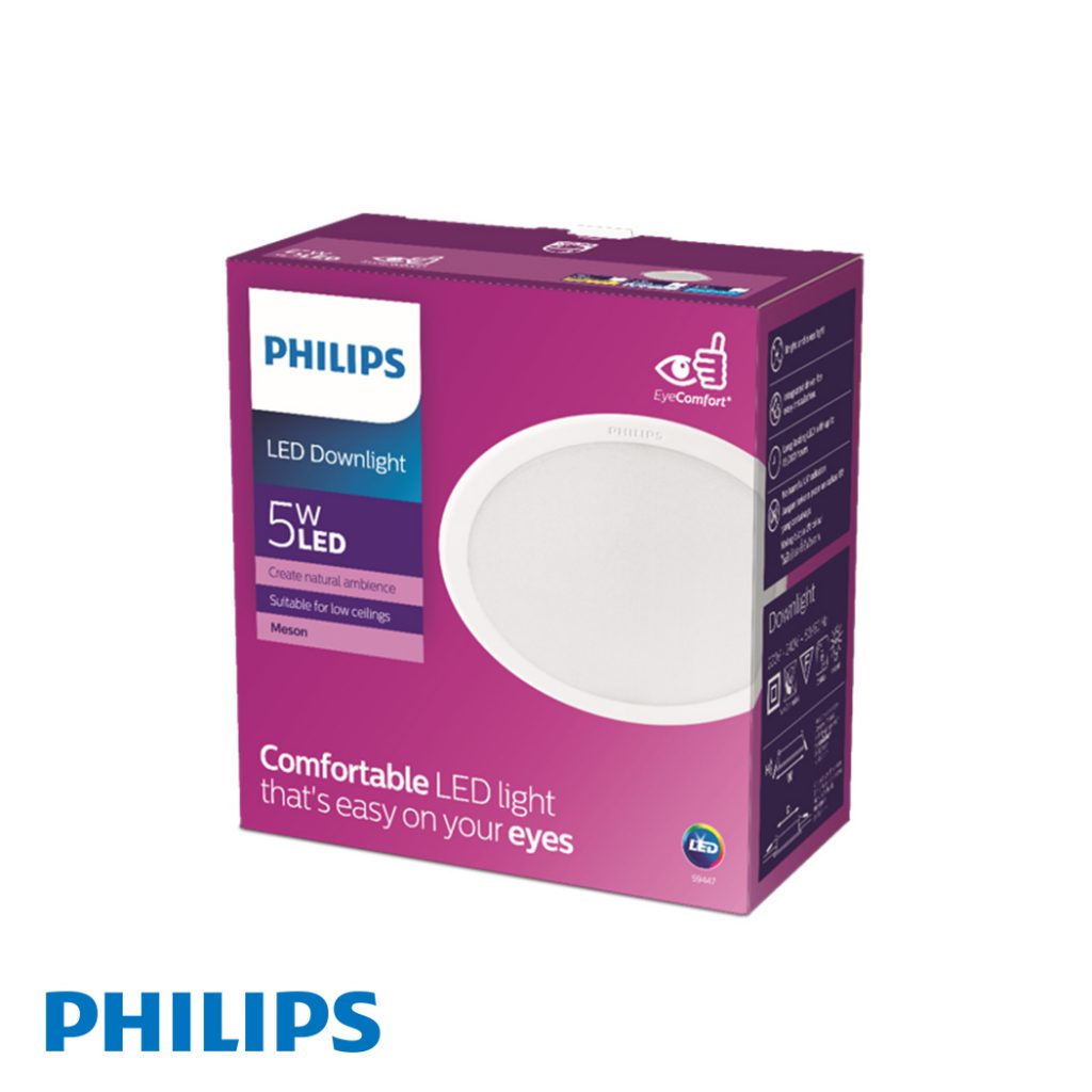 Philips Meson LED Downlight 59442 5W 3″ Dia